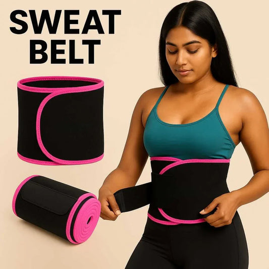 Adjustable Waist Trimmer Belt Sweat Enhancing Tummy Control