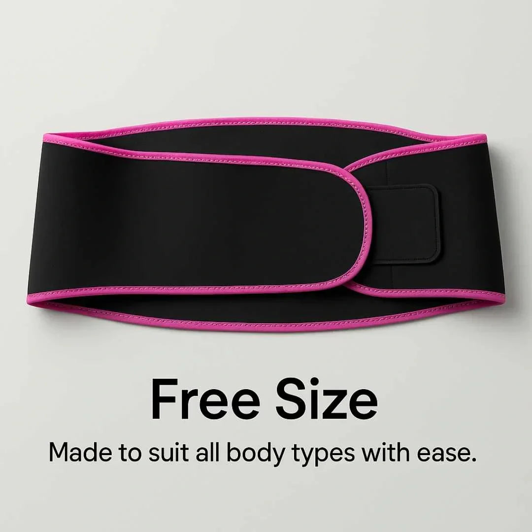 Adjustable Waist Trimmer Belt Sweat Enhancing Tummy Control