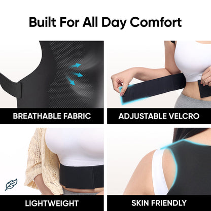 Breathable and Adjustable Posture Corrector Belt for Men and Women